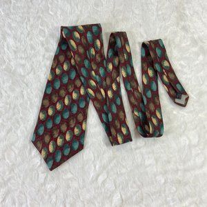 Vintage Renzo Amoni Abstract repeat Pattern 3D oval colorful very Artsy